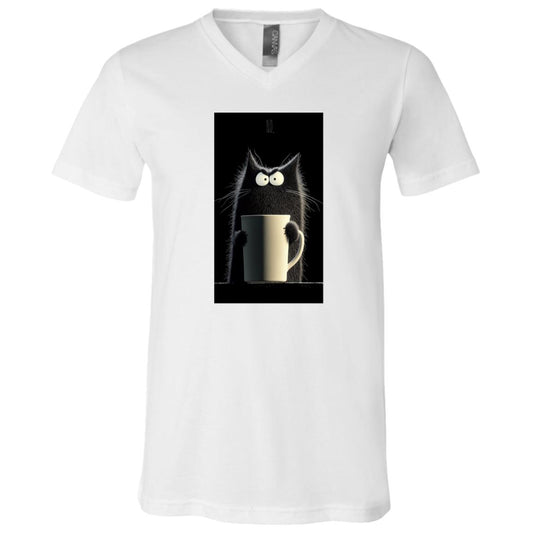 NO. unisex jersey v-neck t-shirt